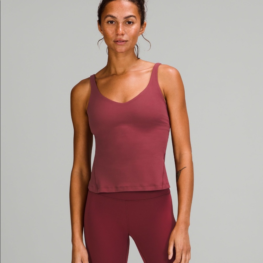 NWT lululemon align waist-length tank top